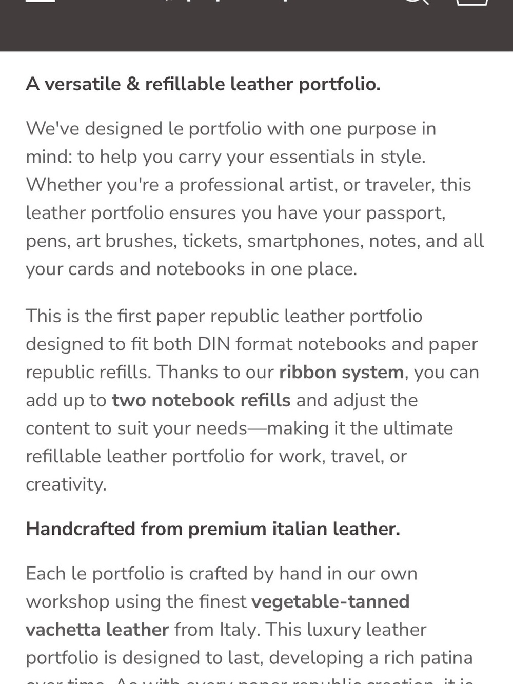 Paper Republic A6 Le Portfolio in Red - Picture 7 of 7
